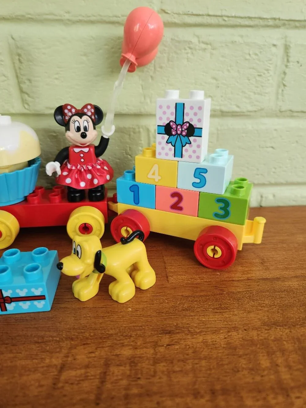 Lego Duplo Mickey Birthday Train Car Parade Disney 10941 Minnie Mouse Pluto T7